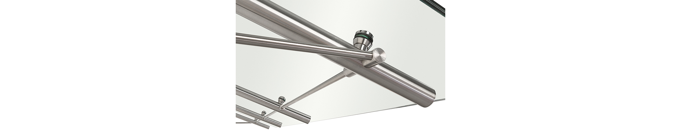 Slider Edelstahlvordach Comet VSG C5D 271
