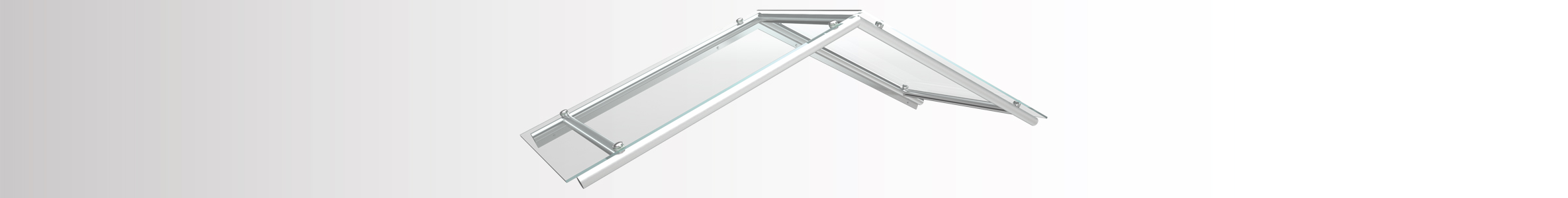Slider Edelstahlvordach Saturn VSG