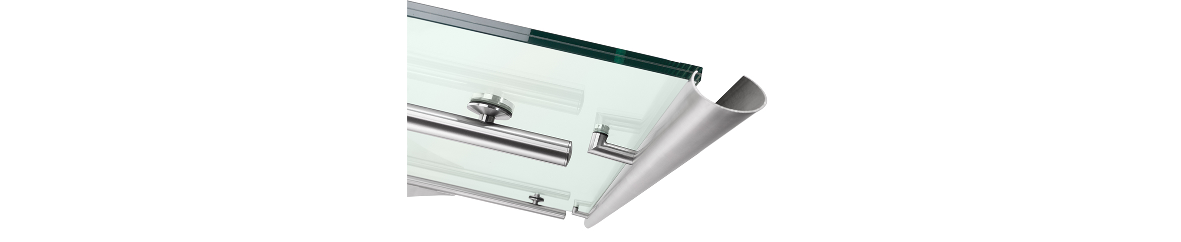 Slider Edelstahlregenrinne