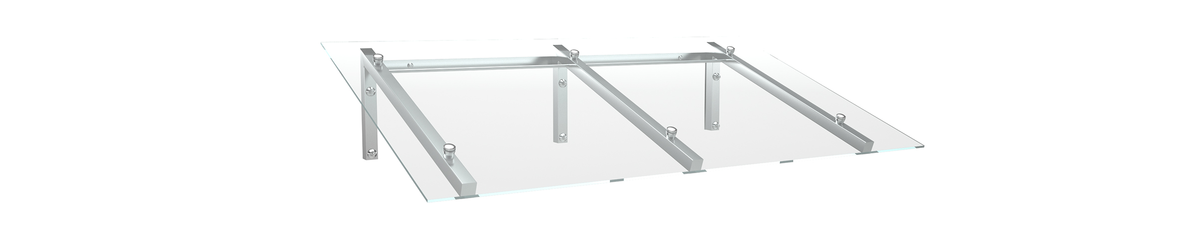 Slider Edelstahlvordach Sirius VSG